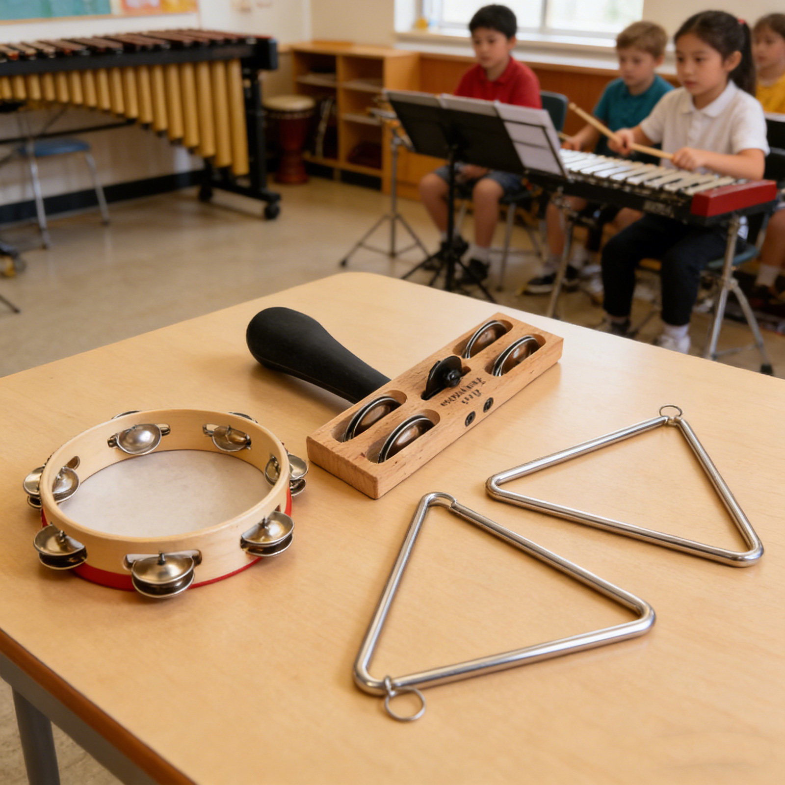 Musical Instrument In Chinese - ダブルロウジングルタンバリン フットヒールシェイカー パーカッション楽器 ギター フォークミュージック 伝統中国楽器