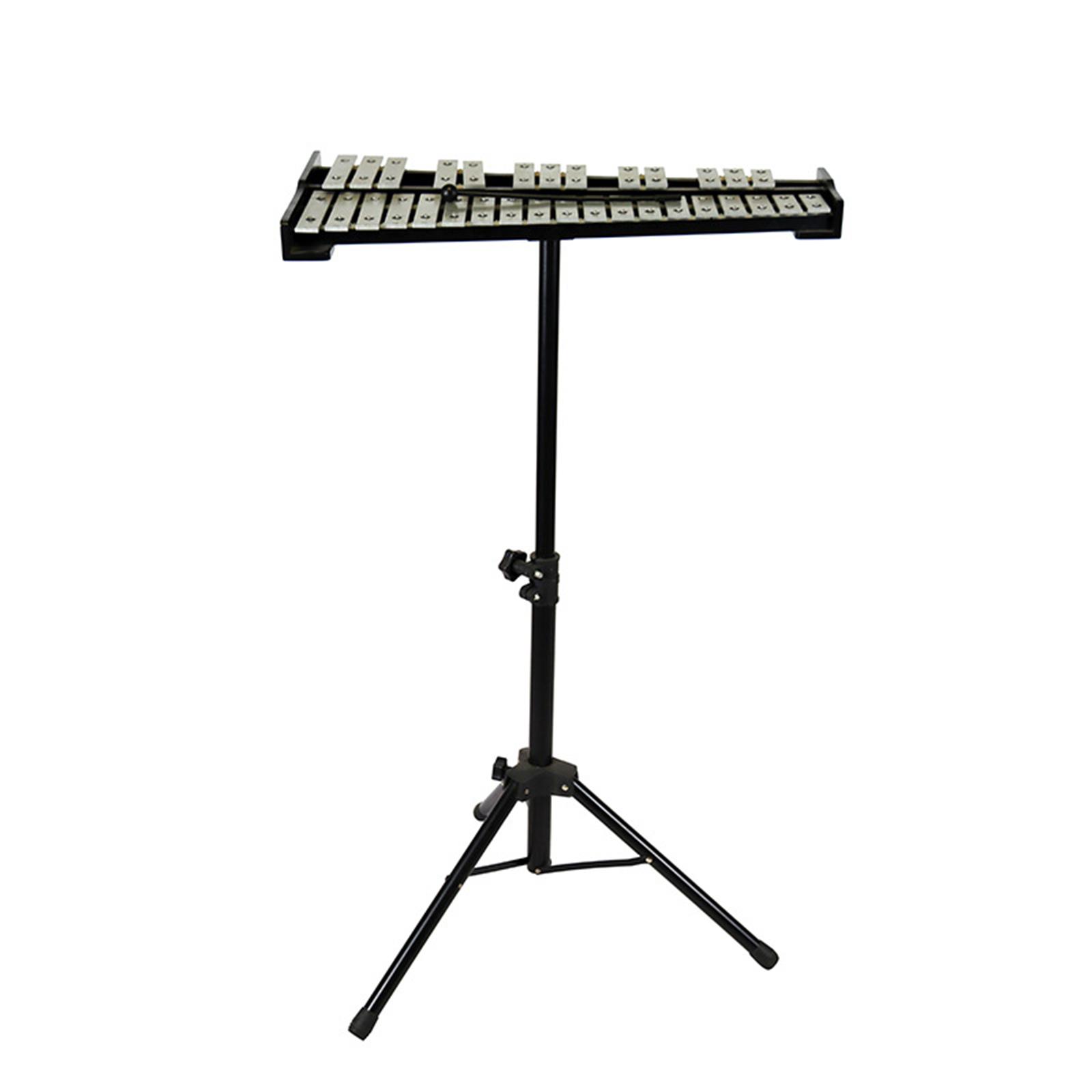 Musical Instrument Xylophone - ポータブルパーカッション木琴 32 ノートメタルグロッケンシュピールベル楽器 マレットとバッグ付き 教室での音楽授業用