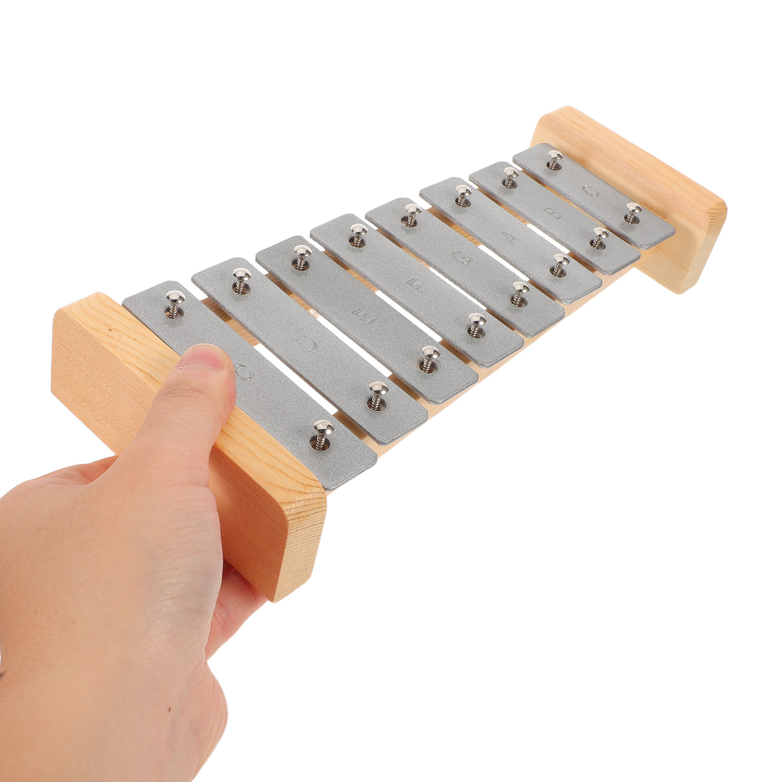 Musical Instrument Xylophone - 8音アルミ製シロフォン楽器、幼児用パーカッションピアノ、モンテッソーリ音楽学習