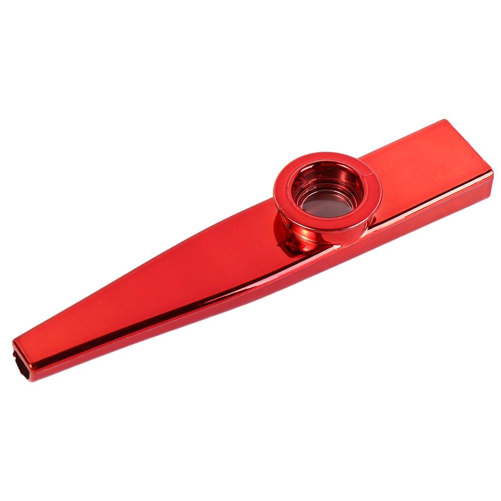 Musical Instrument Flute - アルミニウム合金金属カズー楽器 簡単に学べる ダイヤフラムマウスカズー 耐久性のある耐摩耗性楽器 フルート