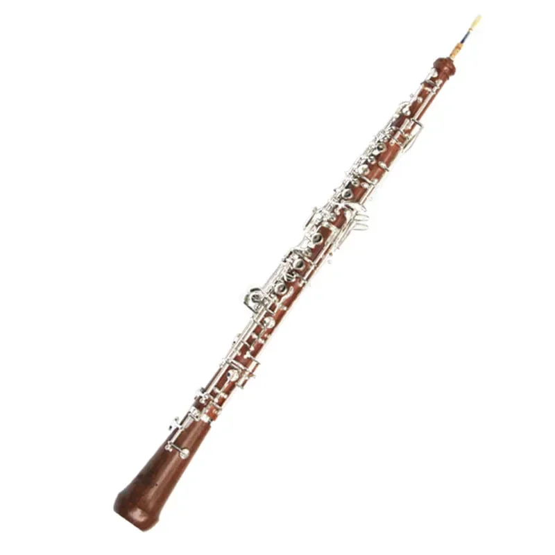 Musical Instrument In Orchestra - オーボエC ホワイトウォッシュ加工の真鍮と銀メッキ、オーケストラ、交響楽団、楽器