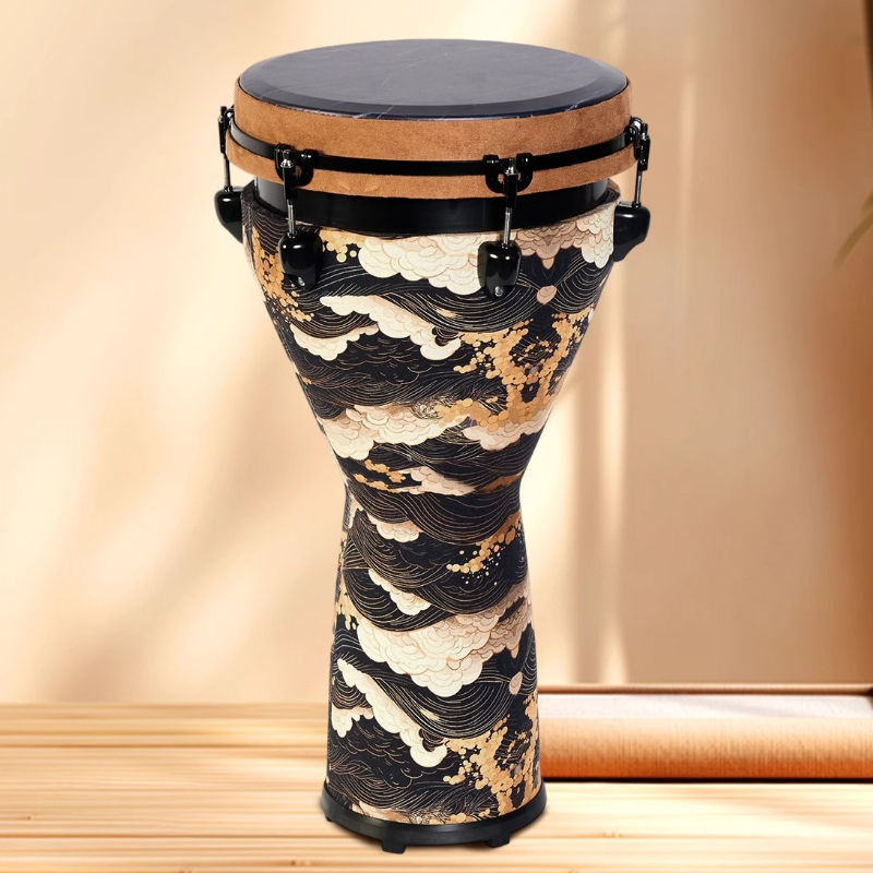 プロのジャンベドラム 12 インチ大人初心者アフリカドラム伝 - Musical Instrument Percussion のレビューと価格