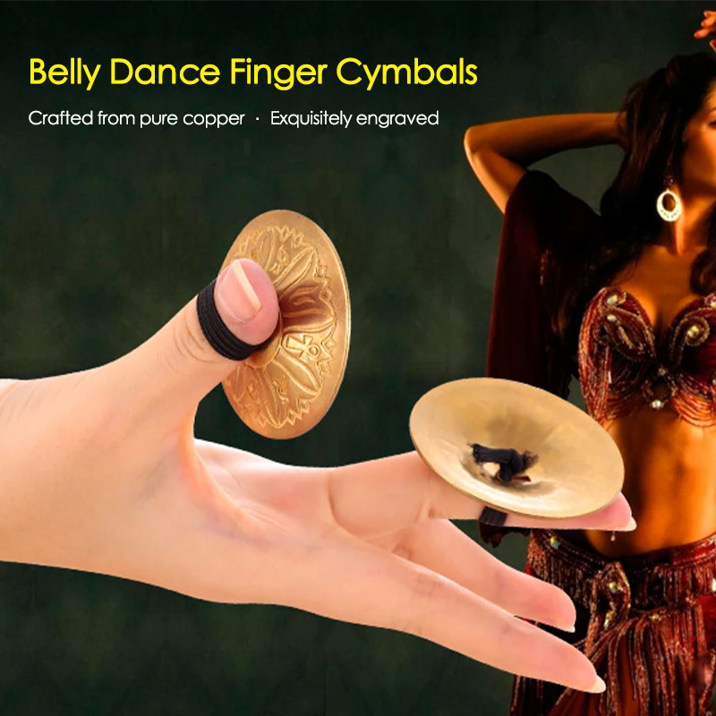 2個セット ホットセール 銅製ミニフィンガージル フィンガー - Musical Instrument Percussion のレビューと価格