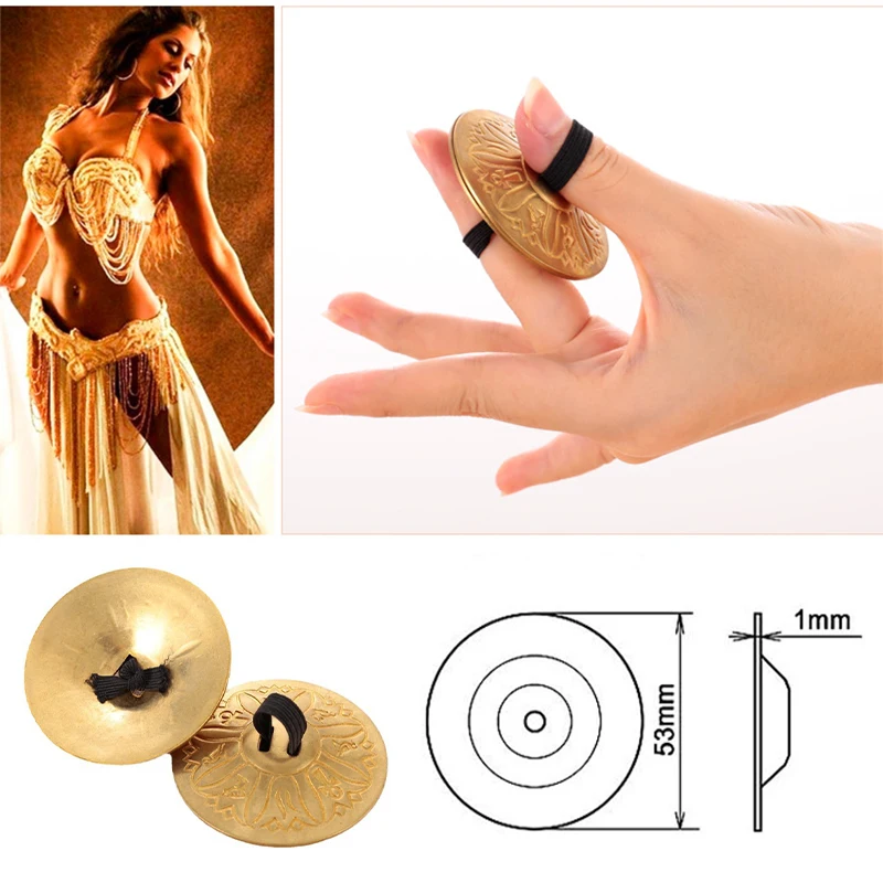 2個セット ホットセール 銅製ミニフィンガージル フィンガー - Musical Instrument Percussion のレビューと価格