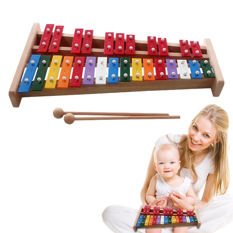 赤ちゃんのためのxylophoneハンドベル、カラフルな情熱 - Musical Instrument Xylophone のレビューと価格