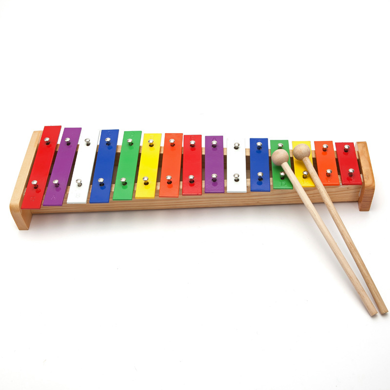 15 キーキシロフォン子供用オルフ音楽キーボード金属楽器木製 - Musical Instrument Xylophone のレビューと価格