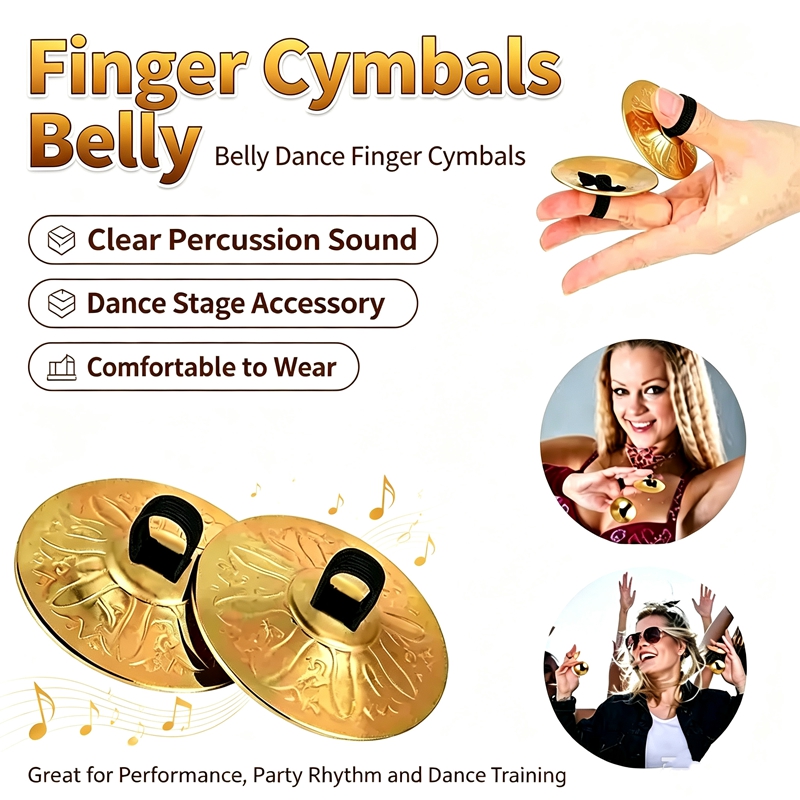 ホットセール 2個セット 銅製ミニフィンガージル フィンガー - Musical Instrument Percussion のレビューと価格