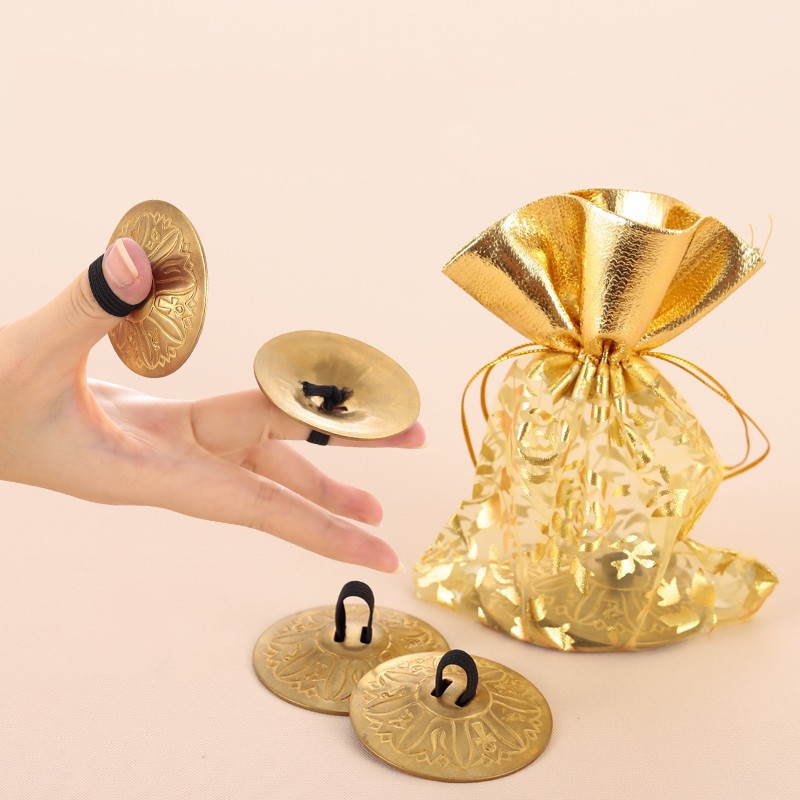 ホットセール 2個セット 銅製ミニフィンガージル フィンガー - Musical Instrument Percussion のレビューと価格