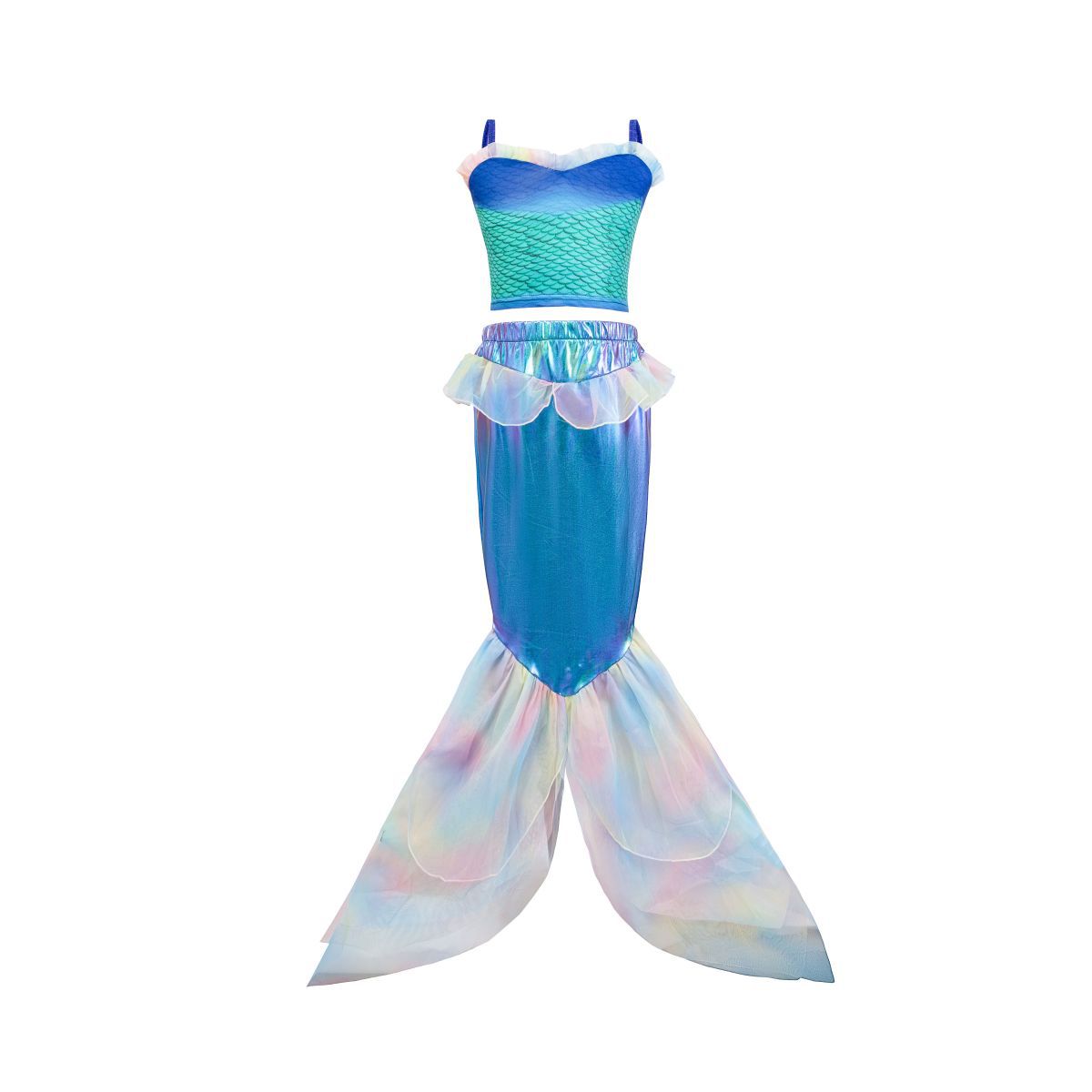 虹色マーメイドプリンセスドレス 2 個セットトップスカートア - Musical Instrument Trombone のレビューと価格