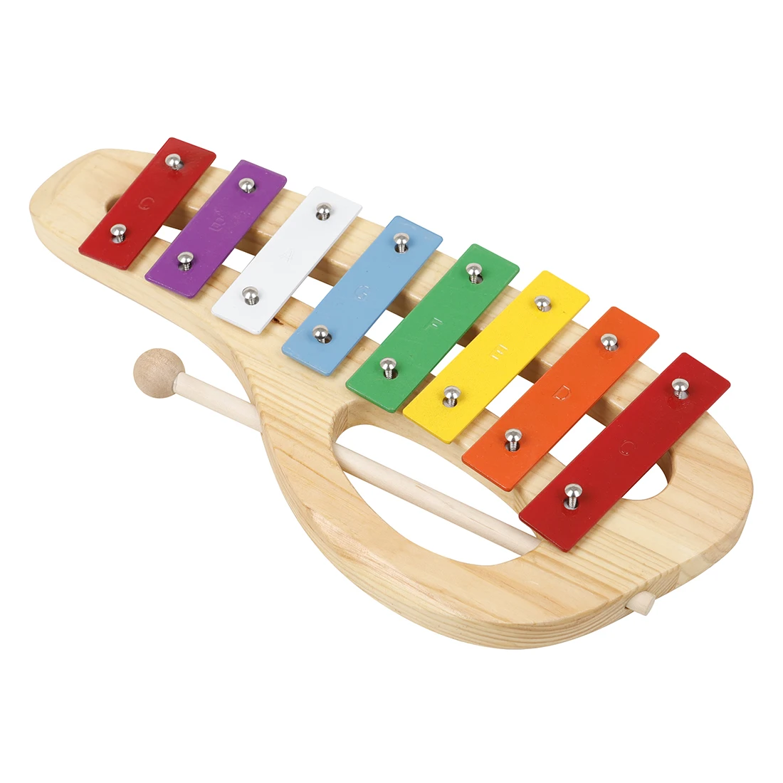 8音レインボーシロフォン、金属板パーカッション、木製マレット - Musical Instrument Xylophone のレビューと価格