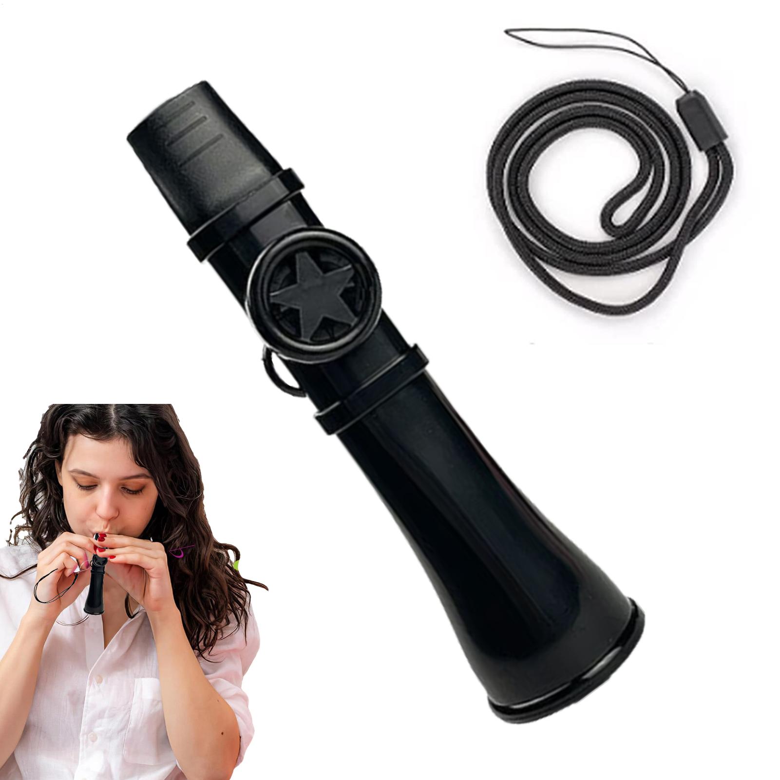 ポータブル ABS カズーフルート 簡単に学べるストラップ付 - Musical Instrument Flute のレビューと価格