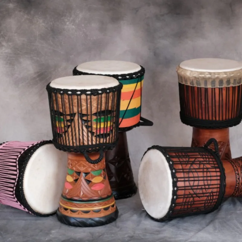 12 インチジャンベマホガニーアフリカドラムプロフェッショナ - Musical Instrument Percussion のレビューと価格