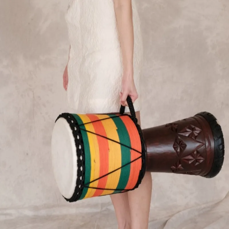 12 インチジャンベマホガニーアフリカドラムプロフェッショナ - Musical Instrument Percussion のレビューと価格