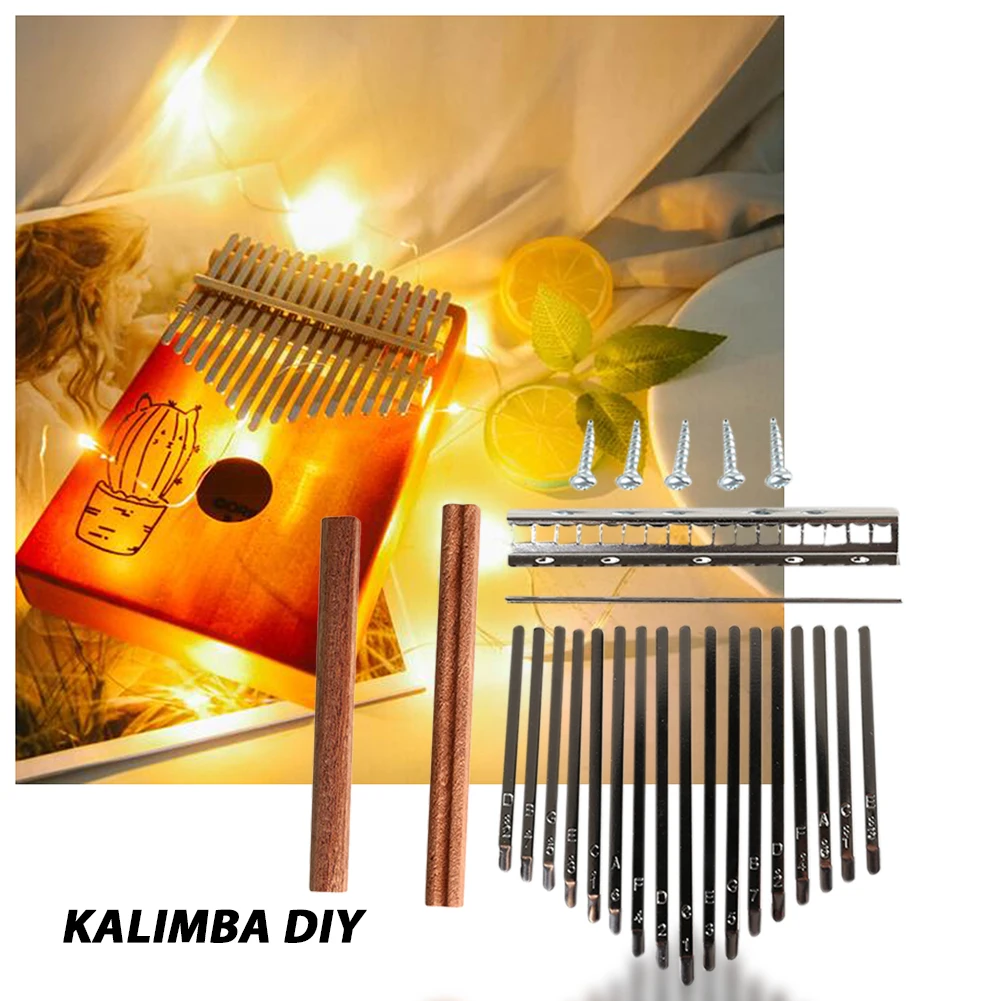 DIY 17 トーンカリンバキーティンセットムビラ親指ピアノ - Musical Instrument Set のレビューと価格