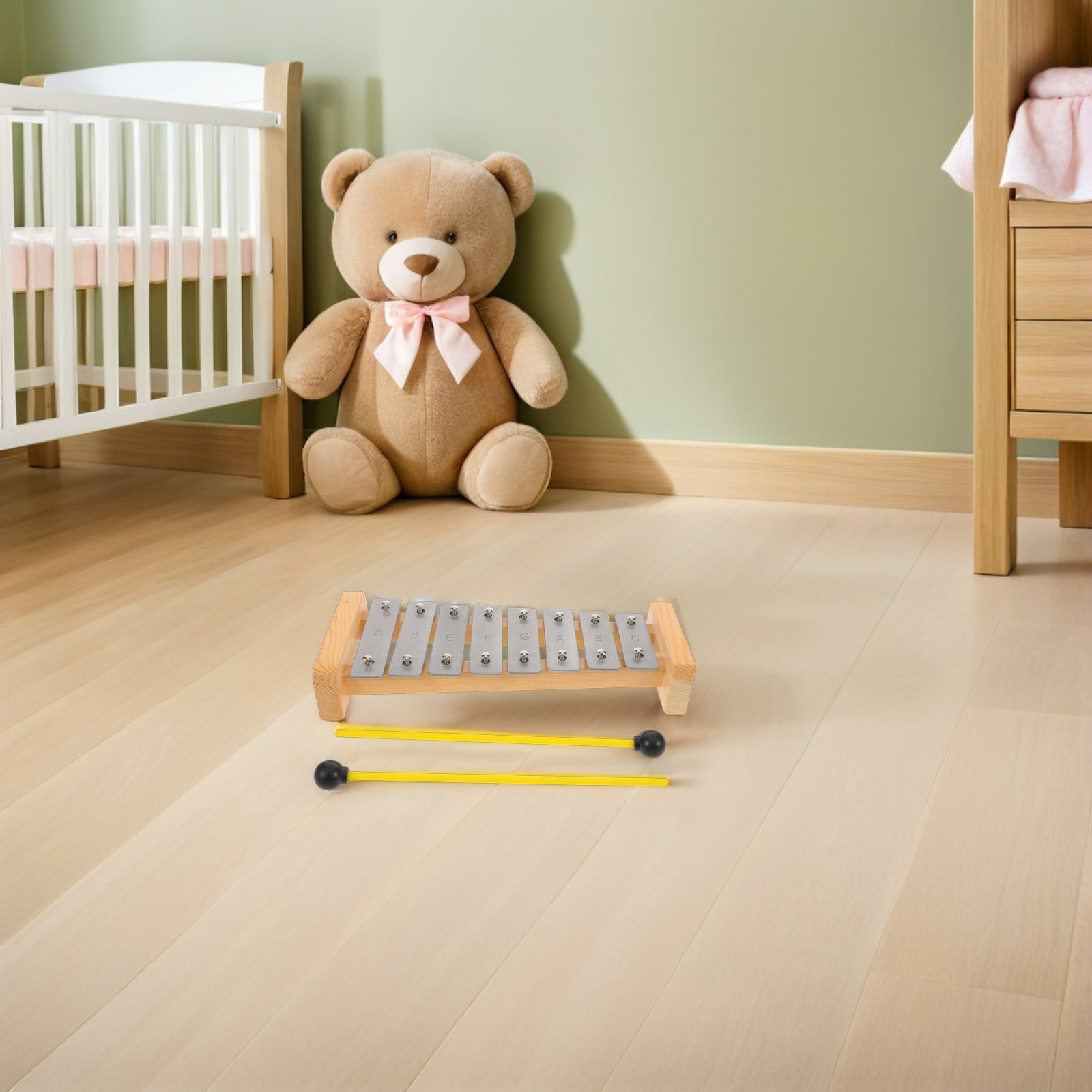 8音アルミ製シロフォン楽器、幼児用パーカッションピアノ、モン - Musical Instrument Xylophone のレビューと価格