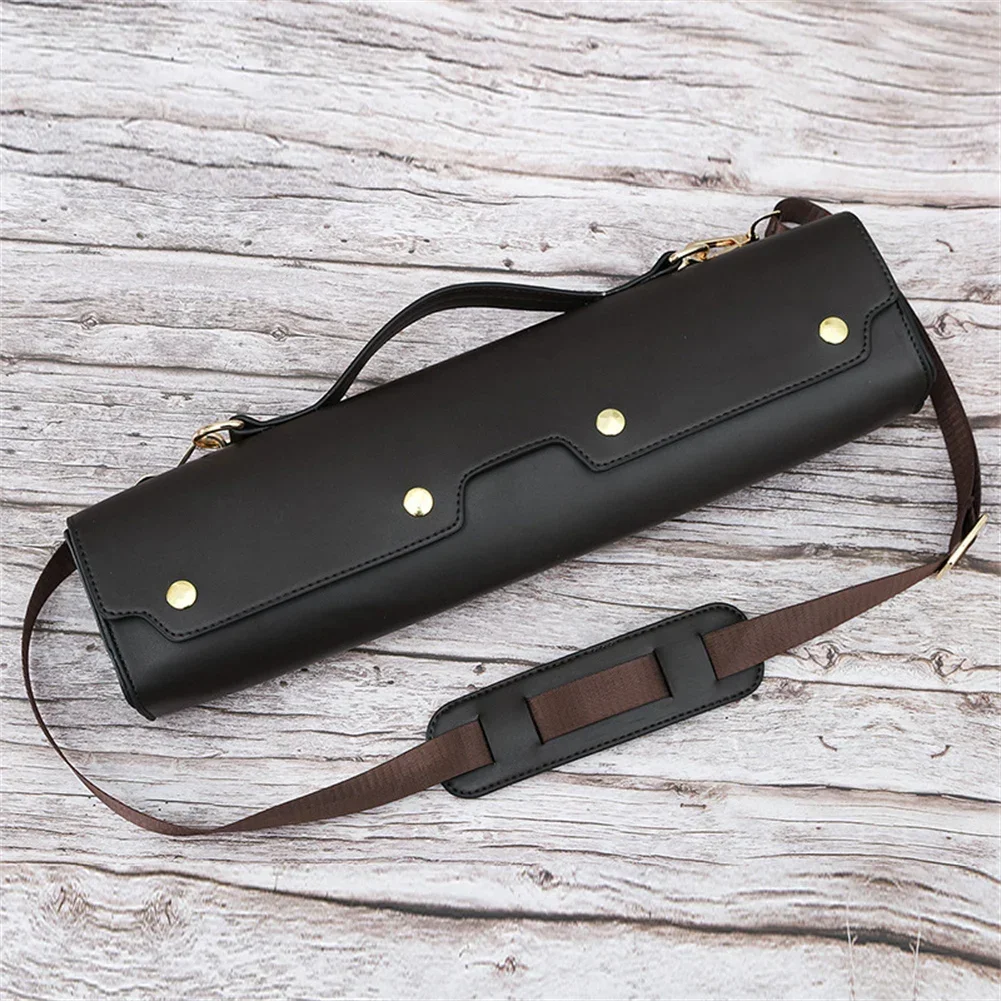 ポータブル収納ケース 16 17 穴フルート PU レザーポ - Musical Instrument Flute のレビューと価格